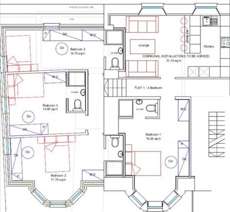 4 Bed - The Clubhouse, 22-24 Mutley Plain, Plymouth - Pads for Students